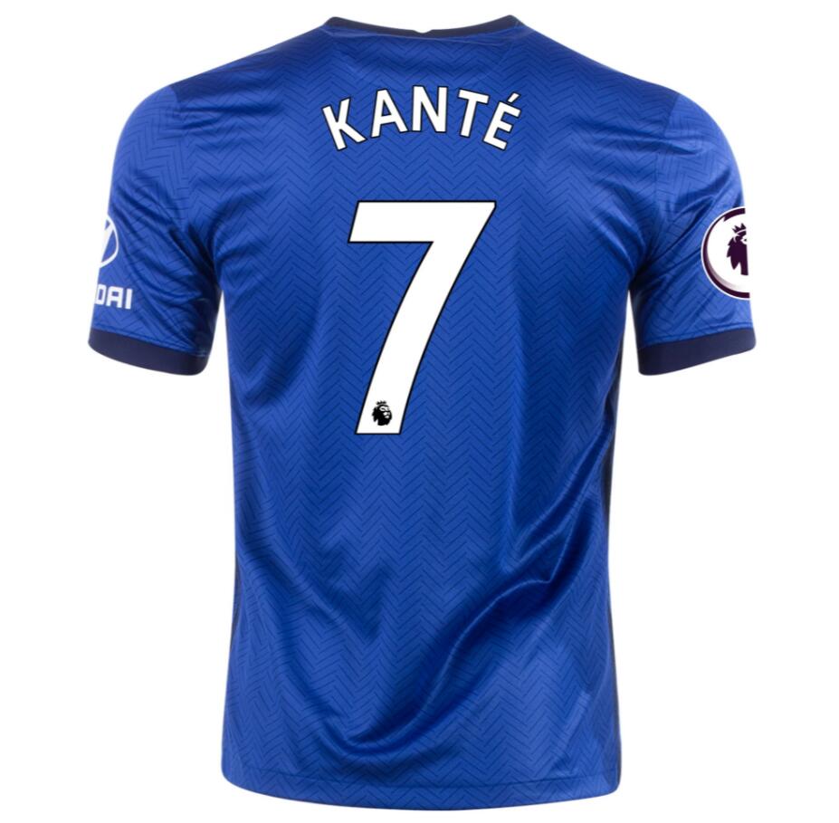 Chelsea Home Kit Soccer Jersey N'GOLO KANTÉ #7 2020/21